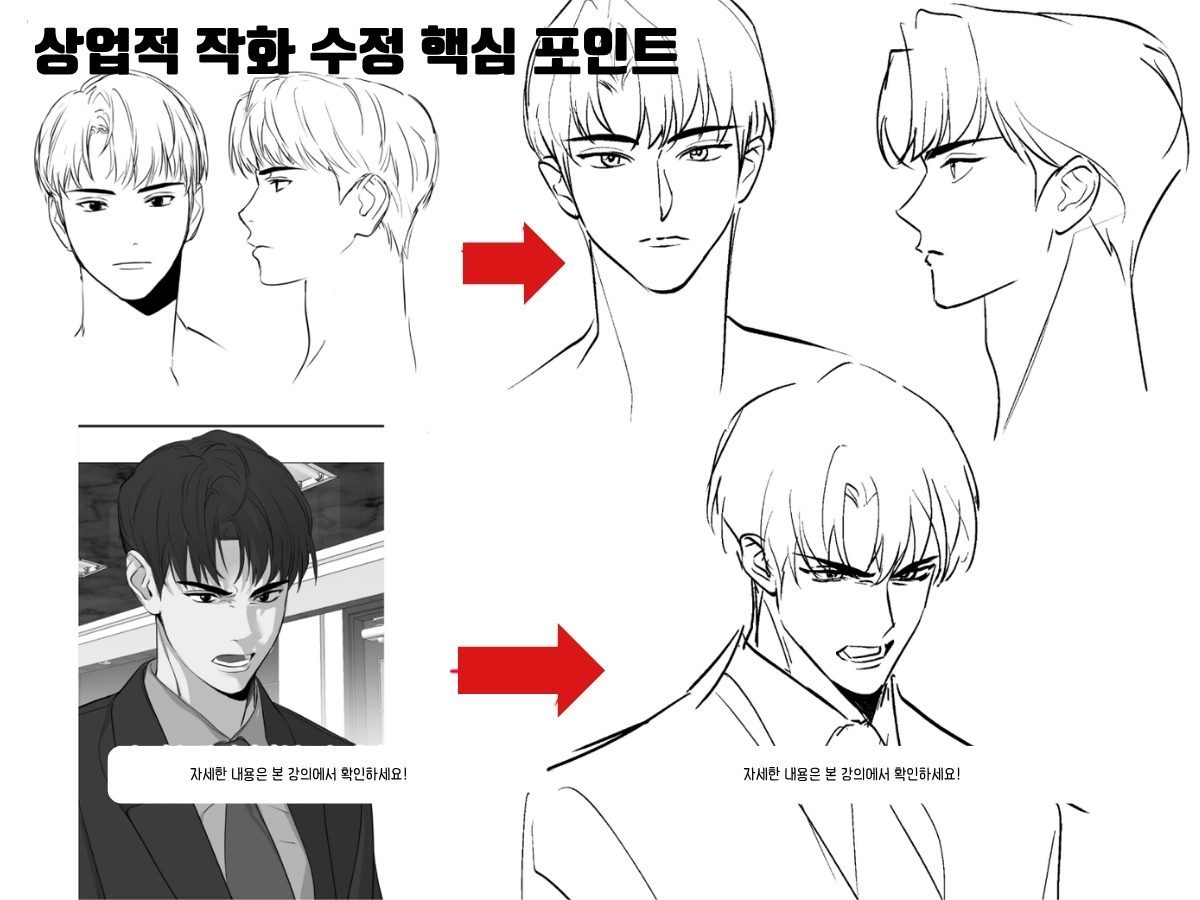 웹툰 드로잉 공통 비율 가이드